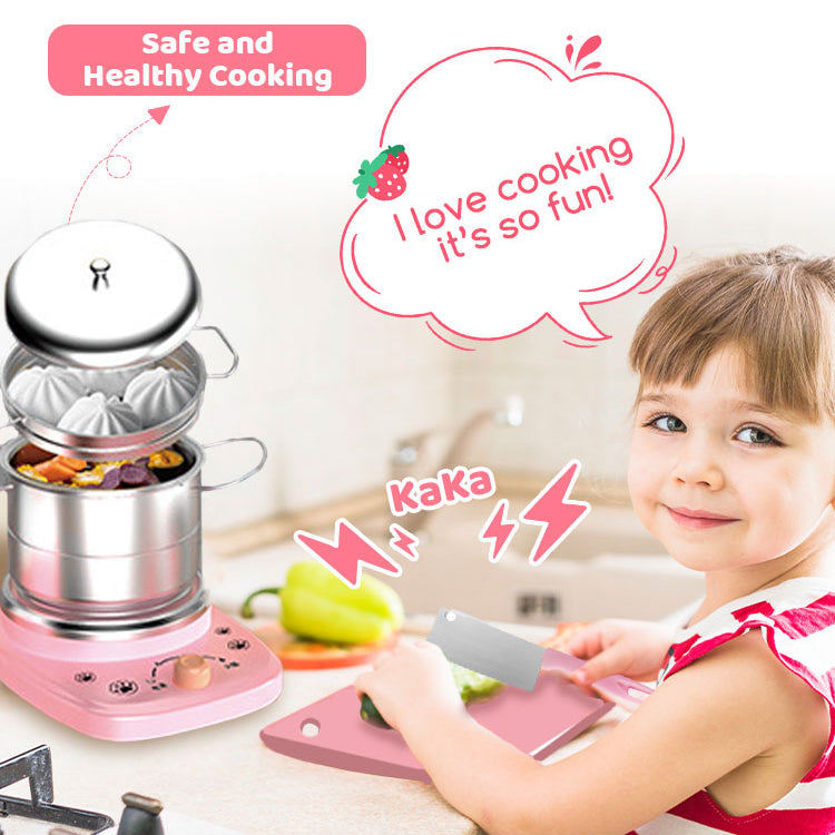 22 PCS Real Cooking Mini Kitchen Toys, Safe for Ages 3+