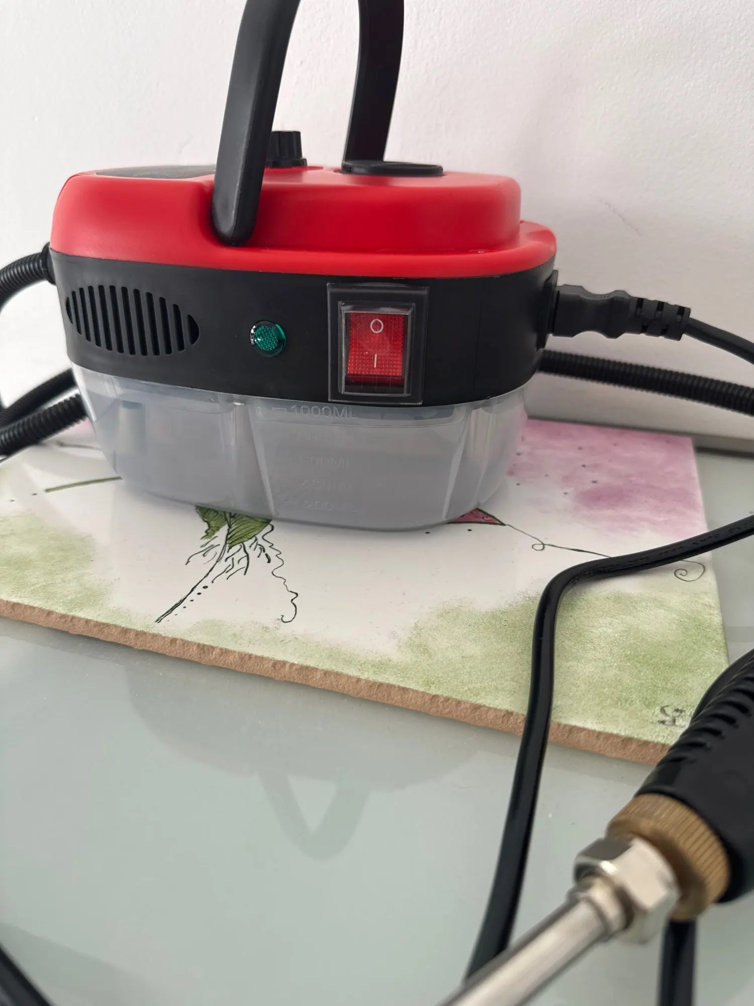 2500W Portable Handheld Steam Cleaner High Temperature Pressurised - Powerful Deep Cleaning for Kitchen, Car & Home