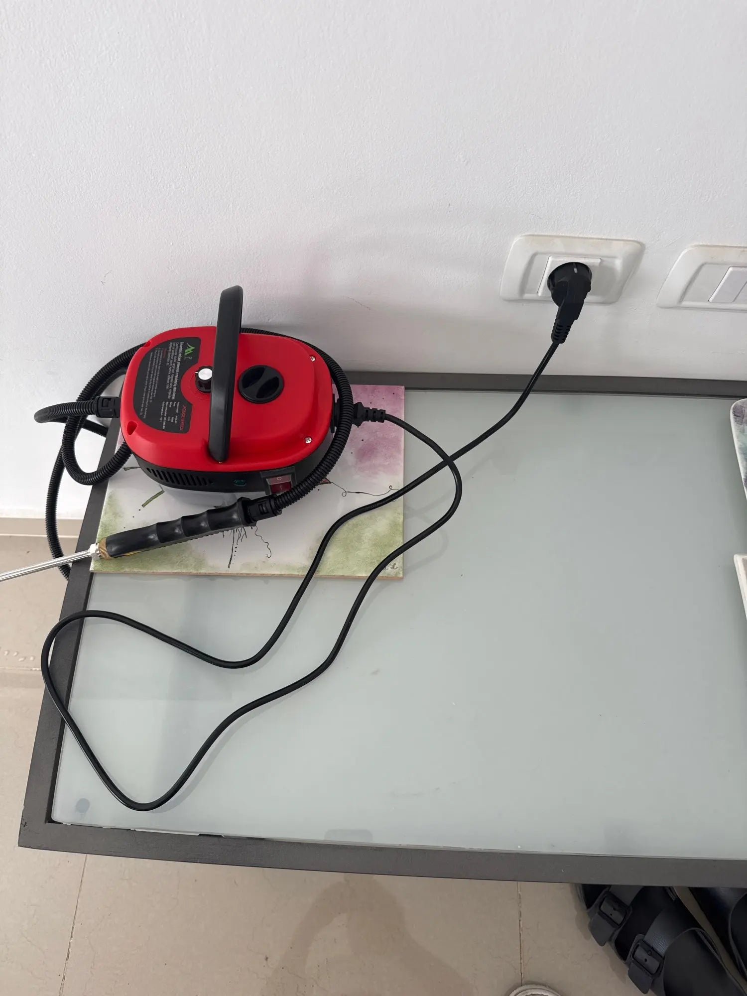 2500W Portable Handheld Steam Cleaner High Temperature Pressurised - Powerful Deep Cleaning for Kitchen, Car & Home