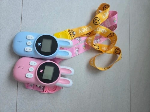 2PCS Cute Cartoon Walkie Talkie Toy with LCD Display and Hands-Free VOX Function, Safe for Ages 6+