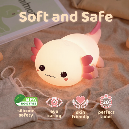 Axolotl Cute Squishy Night Light