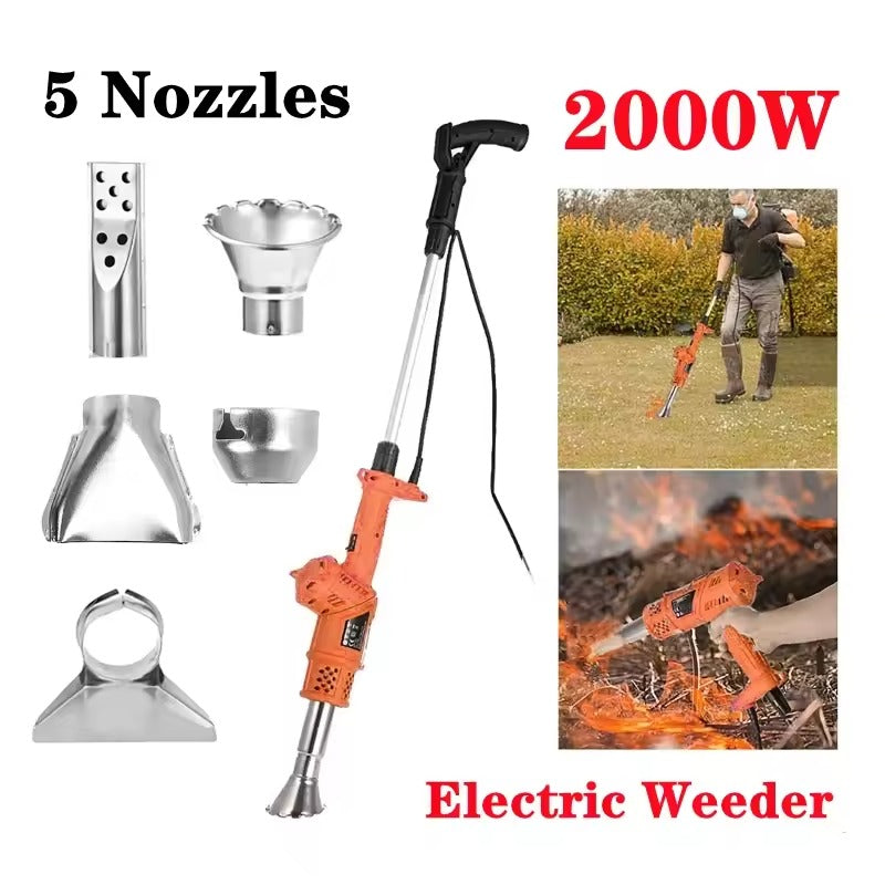3-in-1 Electric Weed Burner Killer with Adjustable Temperature – Powerful Garden Weed Removal Tool for Efficient, Eco-Friendly Weed Control
