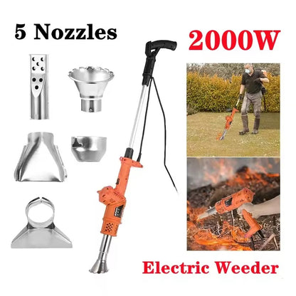 3-in-1 Electric Weed Burner Killer with Adjustable Temperature – Powerful Garden Weed Removal Tool for Efficient, Eco-Friendly Weed Control