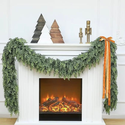 Cozy Christmas Cypress Garland
