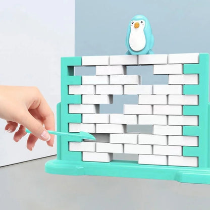 3PCS Penguin Trap Game with Fun and Safe Play Builds Logic, Hand-Eye Coordination, Easy Assembly for Kids Ages 3+