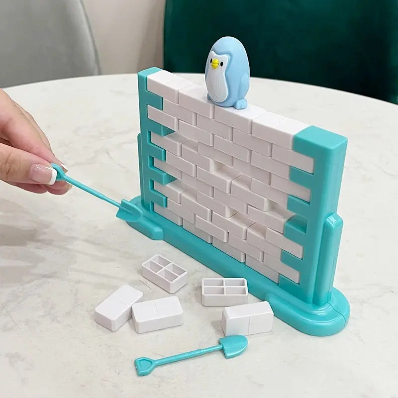3PCS Penguin Trap Game with Fun and Safe Play Builds Logic, Hand-Eye Coordination, Easy Assembly for Kids Ages 3+