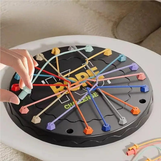 3 Levels Rope Knots Puzzle with Non-chemical Plastic, Various Modification, Safe for Ages 3+
