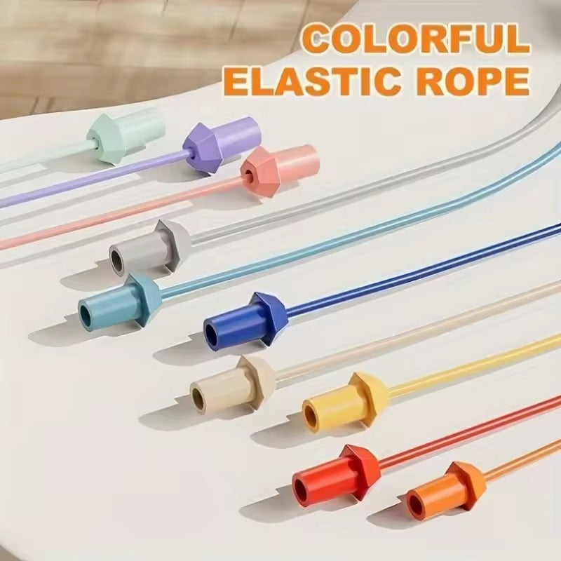 3 Levels Rope Knots Puzzle with Non-chemical Plastic, Various Modification, Safe for Ages 3+