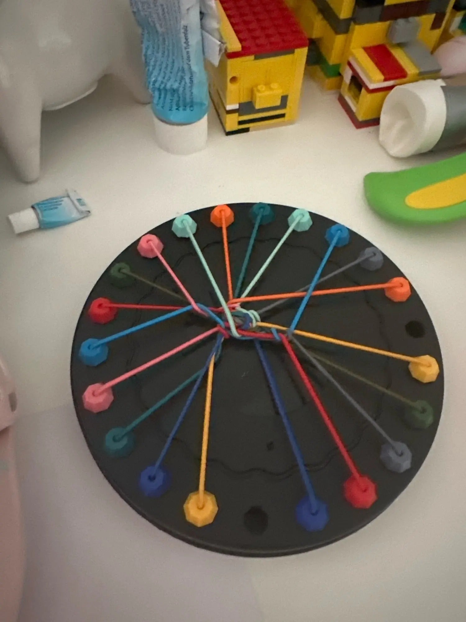 3 Levels Rope Knots Puzzle with Non-chemical Plastic, Various Modification, Safe for Ages 3+