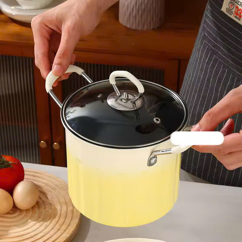 3 Litre Deep Frying Pot with Strainer – Safe Material, Compatible with Multiple Stovetops, Easy to Clean