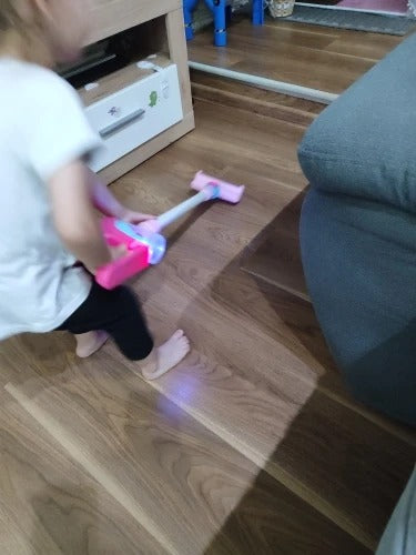 3 in 1 Electric Mini Vacuum Cleaner Toy with Simulated Suction Effect, Lights & Sounds, Safe for Ages 3+