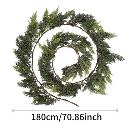 Cozy Christmas Cypress Garland