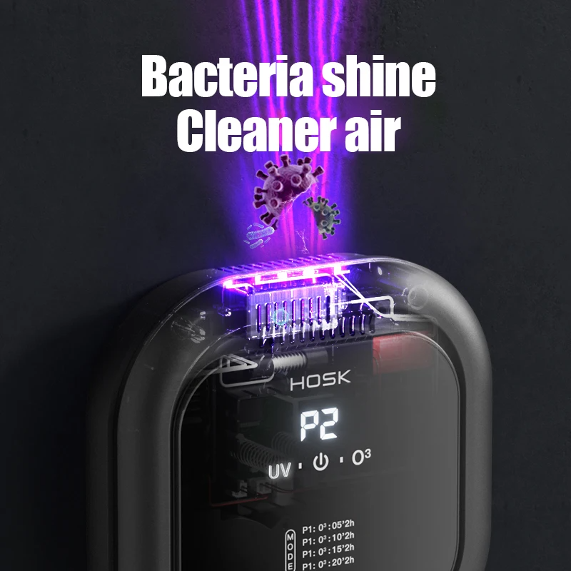 4-in-1 Air Purifier with Carbon and UV Filters for Home and Office, Aromatherapy Negative Ion