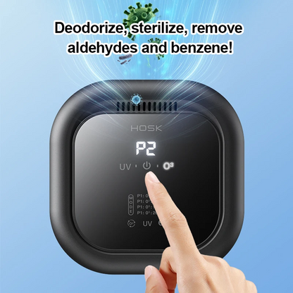 4-in-1 Air Purifier with Carbon and UV Filters for Home and Office, Aromatherapy Negative Ion