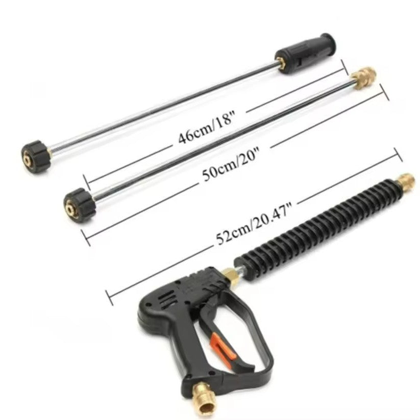 4000 PSI High-Pressure Washer Gun – Heavy-Duty Power Washer Spray Gun for Car, Patio & Driveway Cleaning