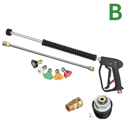 4000 PSI High-Pressure Washer Gun – Heavy-Duty Power Washer Spray Gun for Car, Patio & Driveway Cleaning