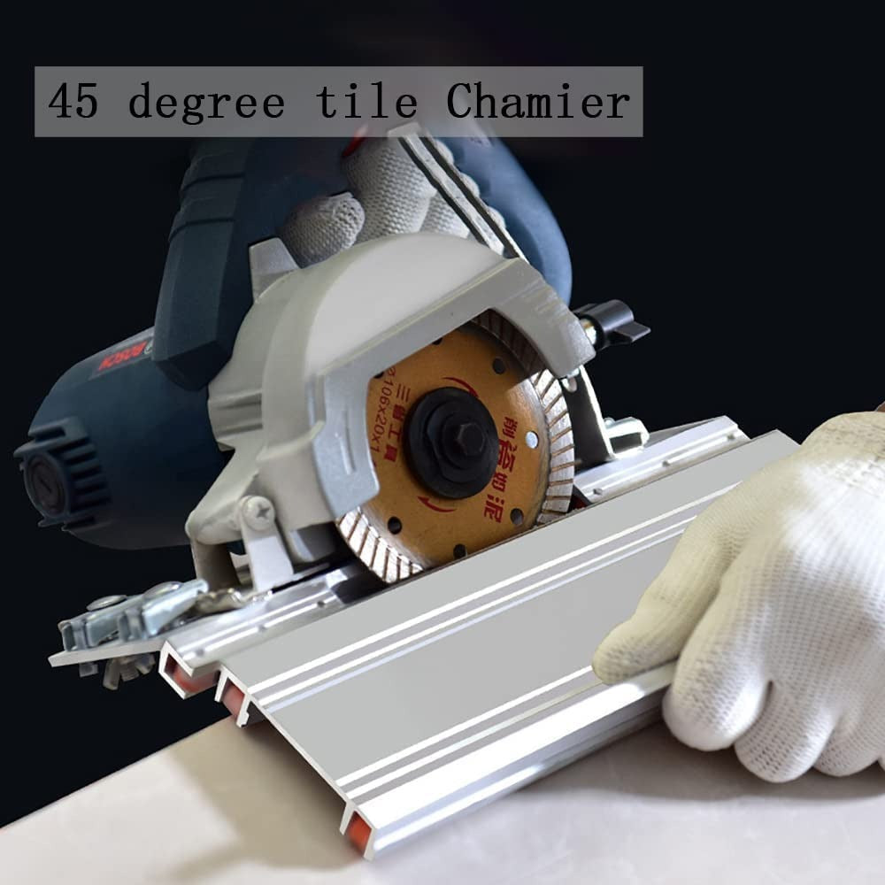 45-Degree Tile Chamfer Cutting Tool with Smooth Movement with 24 Rollers, Secure Fixing Screws