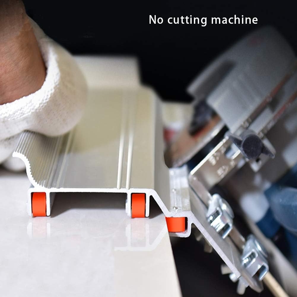 45-Degree Tile Chamfer Cutting Tool with Smooth Movement with 24 Rollers, Secure Fixing Screws