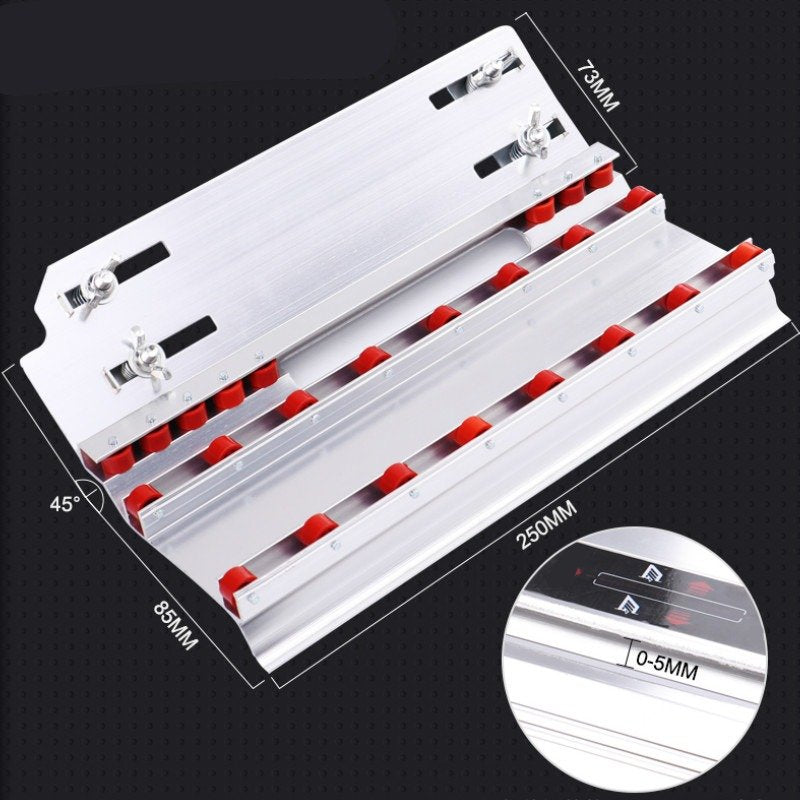 45-Degree Tile Chamfer Cutting Tool with Smooth Movement with 24 Rollers, Secure Fixing Screws