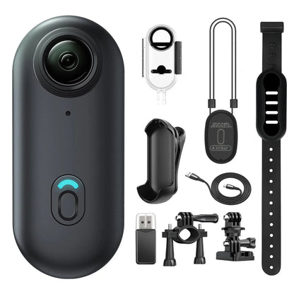 4K Thumb Action Camera, Waterproof Body Camera for Cycling & Pet Walking, 1080P HD Video Recording