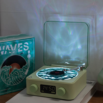 Premium Waves Retro Bluetooth Vinyl Record Player Light