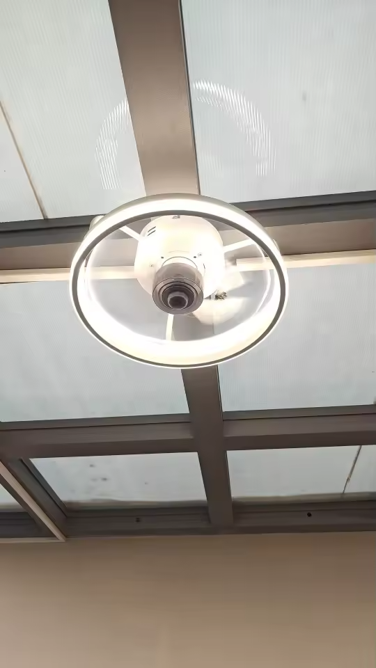 55W Multipurpose Ceiling Fan with LED Light and Remote Control, 3000K-6500K Dimmable