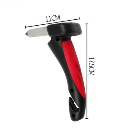 5 in 1 Car Handle Mobility Aid with Safe Window Breaker, Seatbelt Cutter, LED Flashlight for Safe Car Entrance-Exit