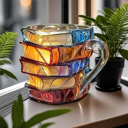 Hand Painted Mug for Book Lovers