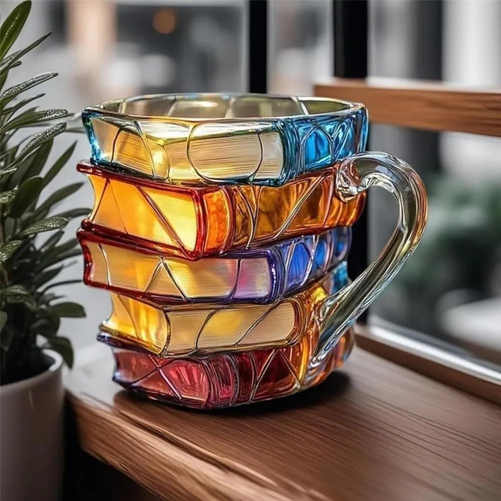 Hand Painted Mug for Book Lovers