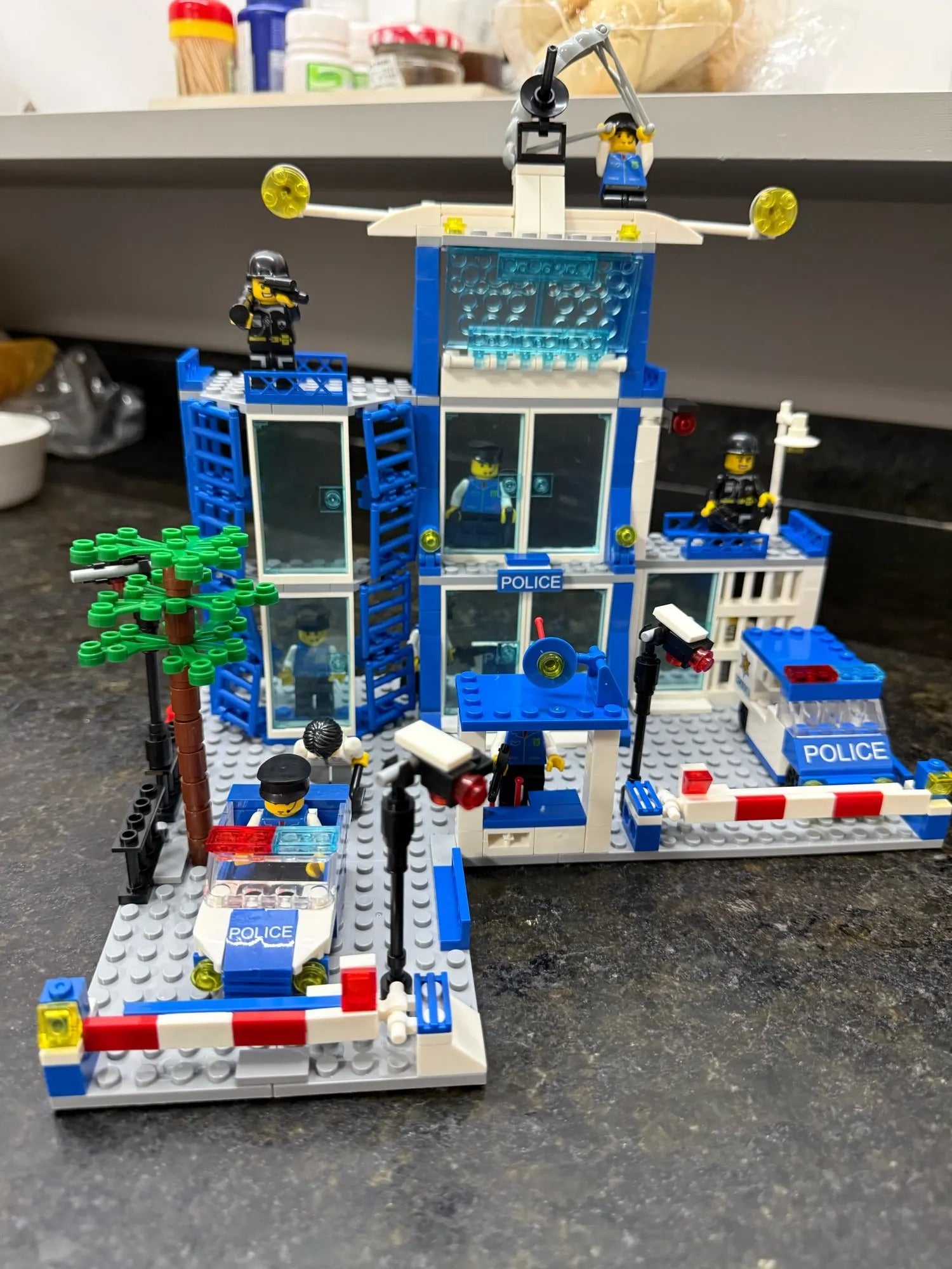 760 PCS Police Station Building Blocks Set with Durable ABS Plastic, Educational & Creative Toy for Kids, Safe for Ages 6+