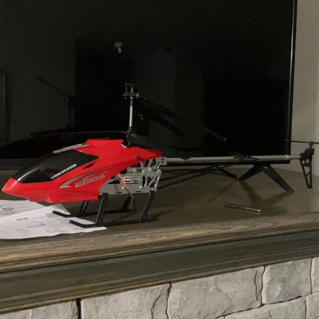 80cm Large Remote Control Helicopter with 2,4G Fall-resitant, Anti-wind, Rechargeble, Long flight-time, Safe for Ages 14+