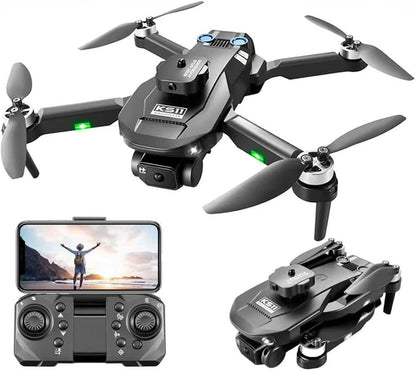 8K Professional Drone with Dual UHD Cameras, Obstacle Avoidance, Brushless Motor and Compact Foldable Design