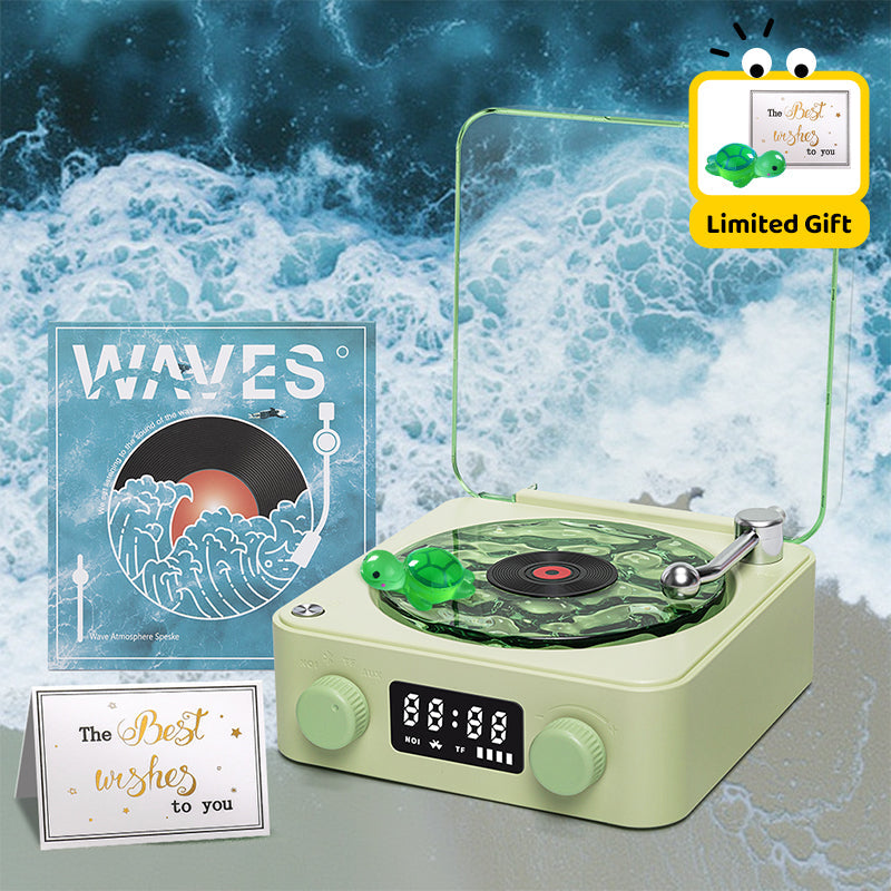 Premium Waves Retro Bluetooth Vinyl Record Player Light