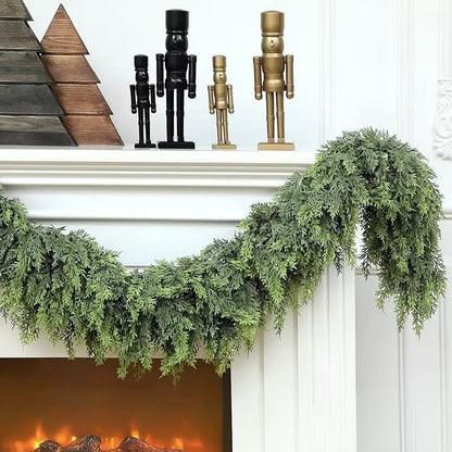 Cozy Christmas Cypress Garland