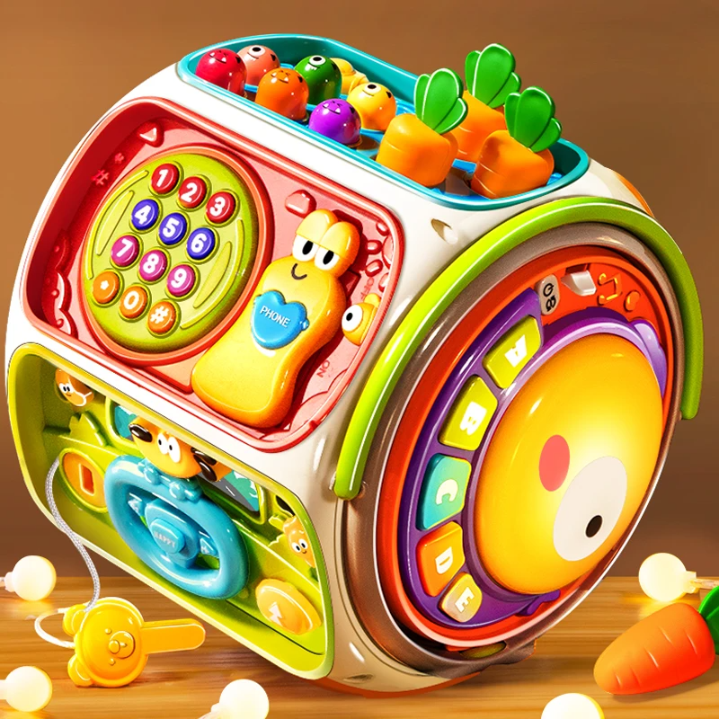 9-in-1 Educational Baby Toy with Upbeat Music, Flashing Lights, Safe Toy for Toddlers 12+ Months