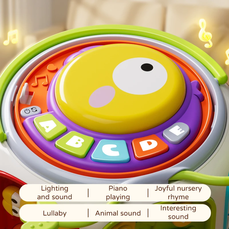 9-in-1 Educational Baby Toy with Upbeat Music, Flashing Lights, Safe Toy for Toddlers 12+ Months
