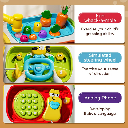 9-in-1 Educational Baby Toy with Upbeat Music, Flashing Lights, Safe Toy for Toddlers 12+ Months