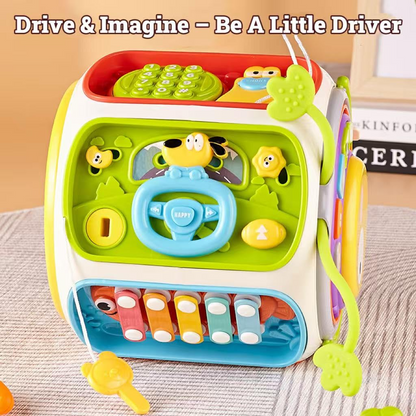 9-in-1 Educational Baby Toy with Upbeat Music, Flashing Lights, Safe Toy for Toddlers 12+ Months