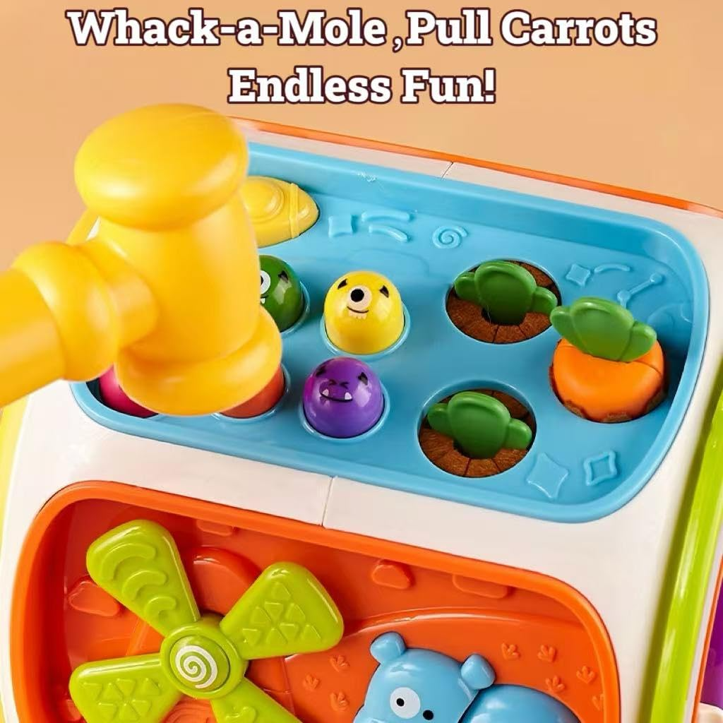 9-in-1 Educational Baby Toy with Upbeat Music, Flashing Lights, Safe Toy for Toddlers 12+ Months