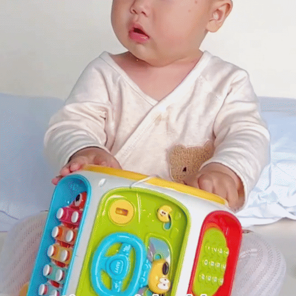 9-in-1 Educational Baby Toy with Upbeat Music, Flashing Lights, Safe Toy for Toddlers 12+ Months