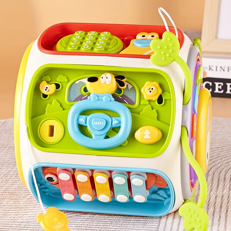 9-in-1 Educational Baby Toy with Upbeat Music, Flashing Lights, Safe Toy for Toddlers 12+ Months