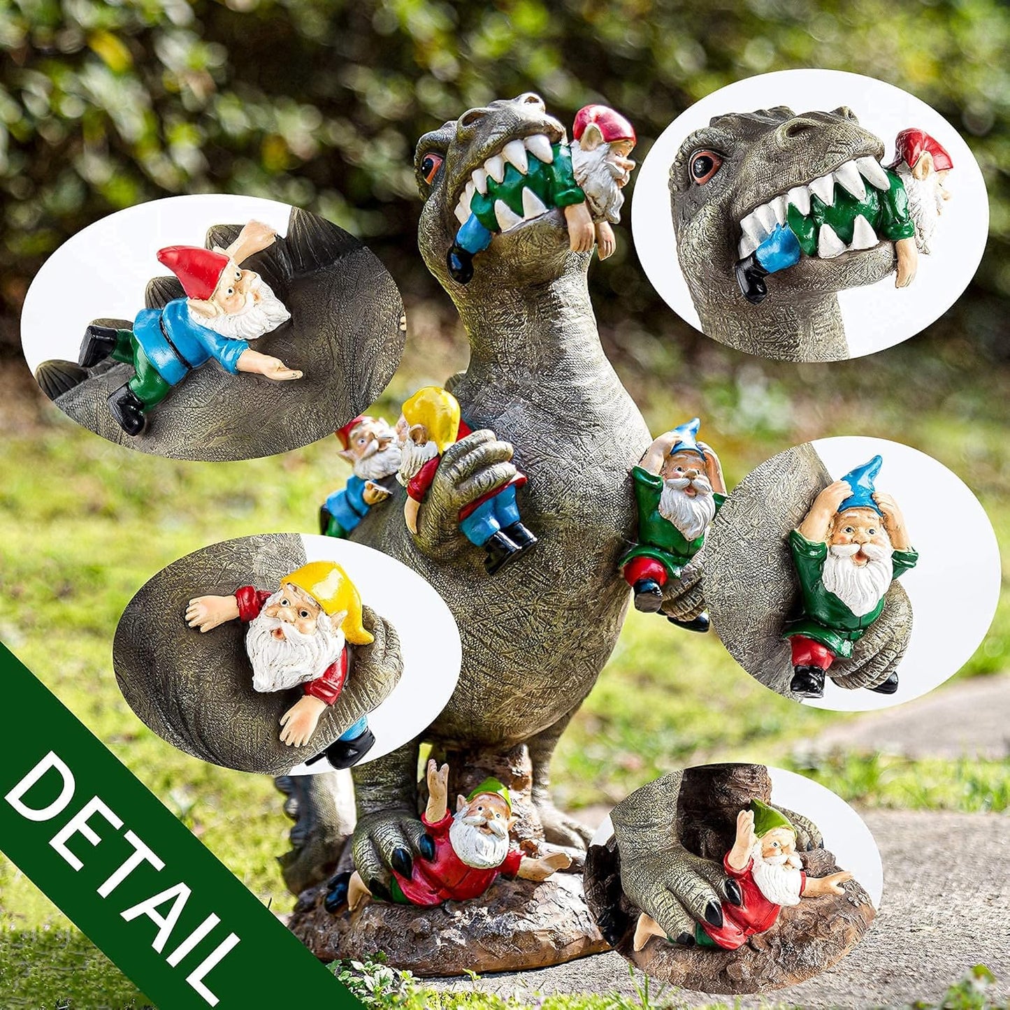 Hungry Gnomes Garden Statue