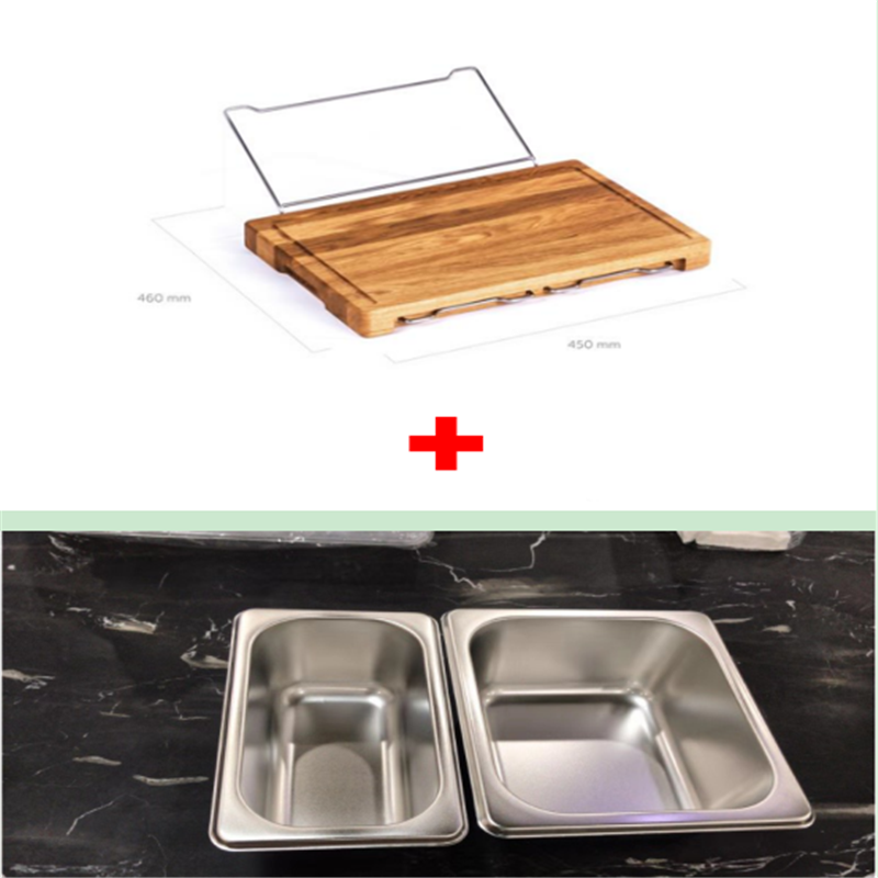 Extensible Bamboo Cutting Board Set With Containers For Kitchen With Juice Groove, Eco-Friendly Chopping And Serving Board
