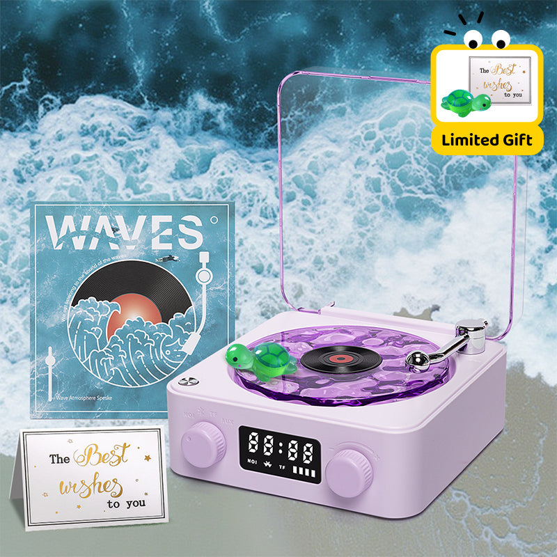 Premium Waves Retro Bluetooth Vinyl Record Player Light