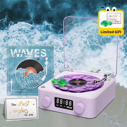 Premium Waves Retro Bluetooth Vinyl Record Player Light
