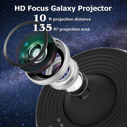 Galaxy Night Light Projector For Kids’ Room Decor