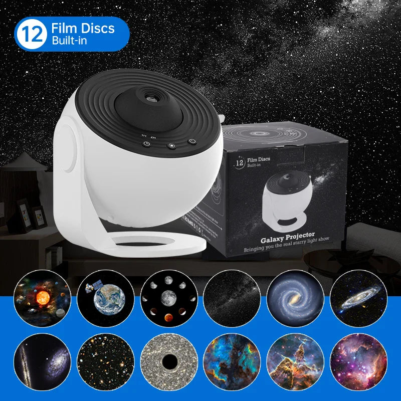 Galaxy Night Light Projector For Kids’ Room Decor