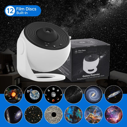 Galaxy Night Light Projector For Kids’ Room Decor