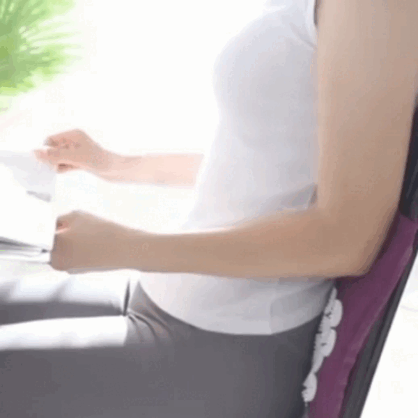 Acupressure Yoga Massage Pad and Pillow Set for Full Body Neck Back Foot Relief Purple