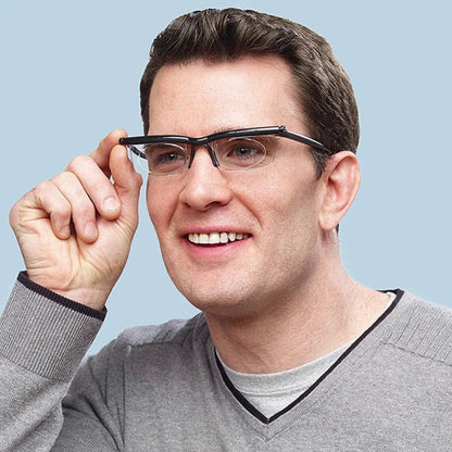 Adjustable Focus Reading Glasses for Myopia and Presbyopia Correction